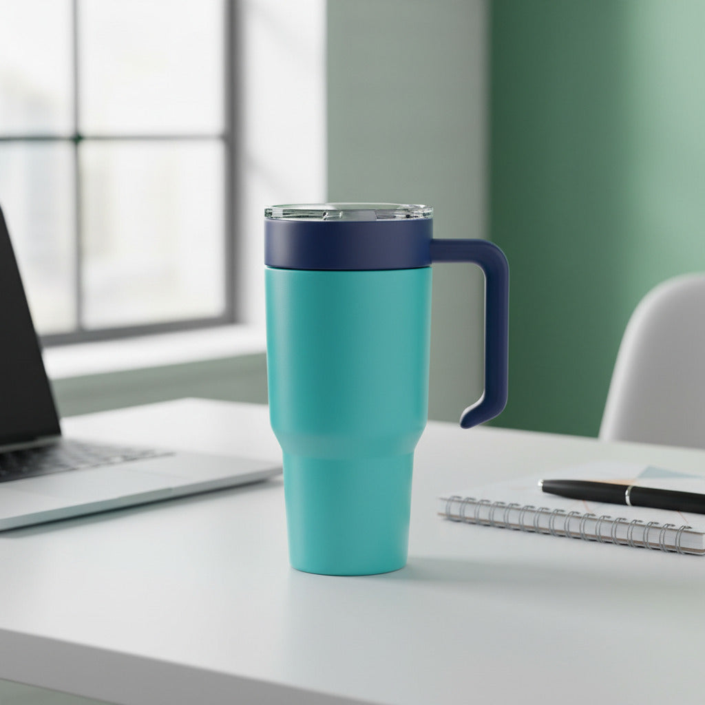 Personalized Engraved 30 oz Tumbler – Choose Your Color & Handle