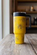 Personalized Engraved 40 oz Tumbler – Choose Your Color & Handle
