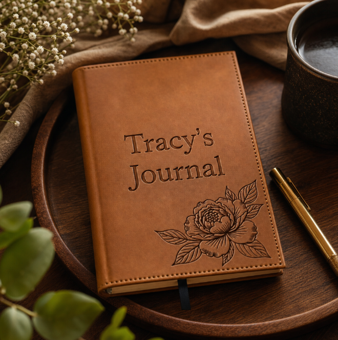 Personalized Leatherette Journal