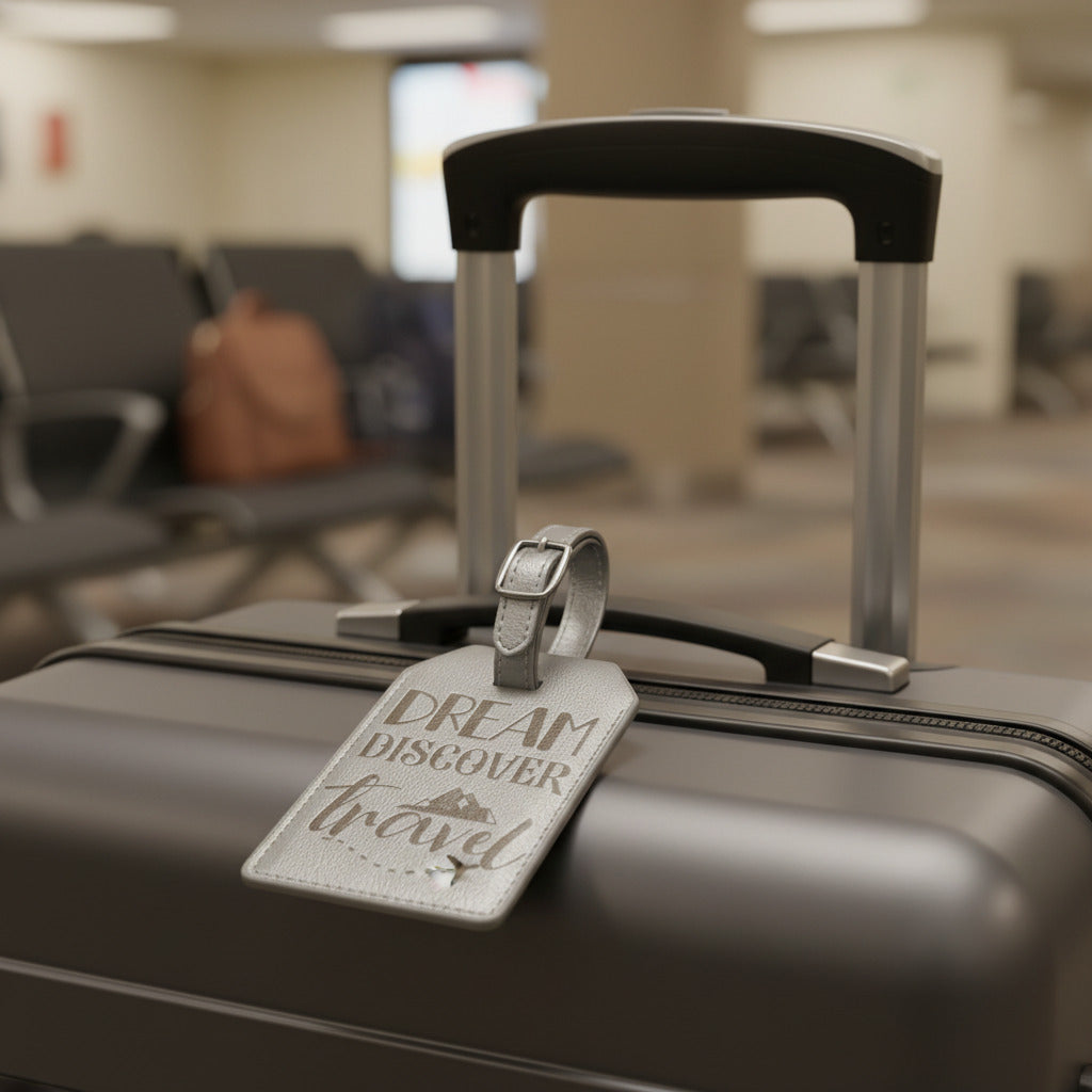 Personalized Leatherette Luggage Tag