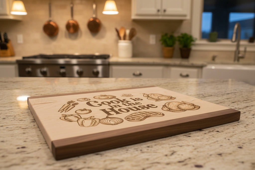 Personalized Large Wooden Cutting Board