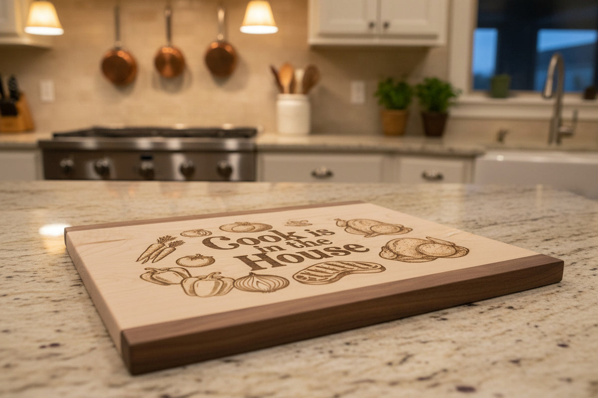 Personalized Large Wooden Cutting Board