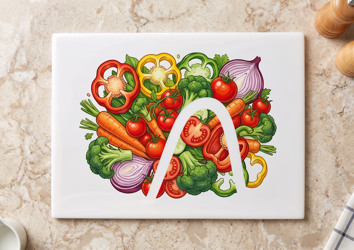 11" x 8" Glass Cutting Board