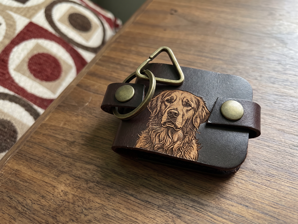 Personalized Leatherette Key Chain