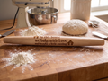 17" Engraved French Rolling Pin