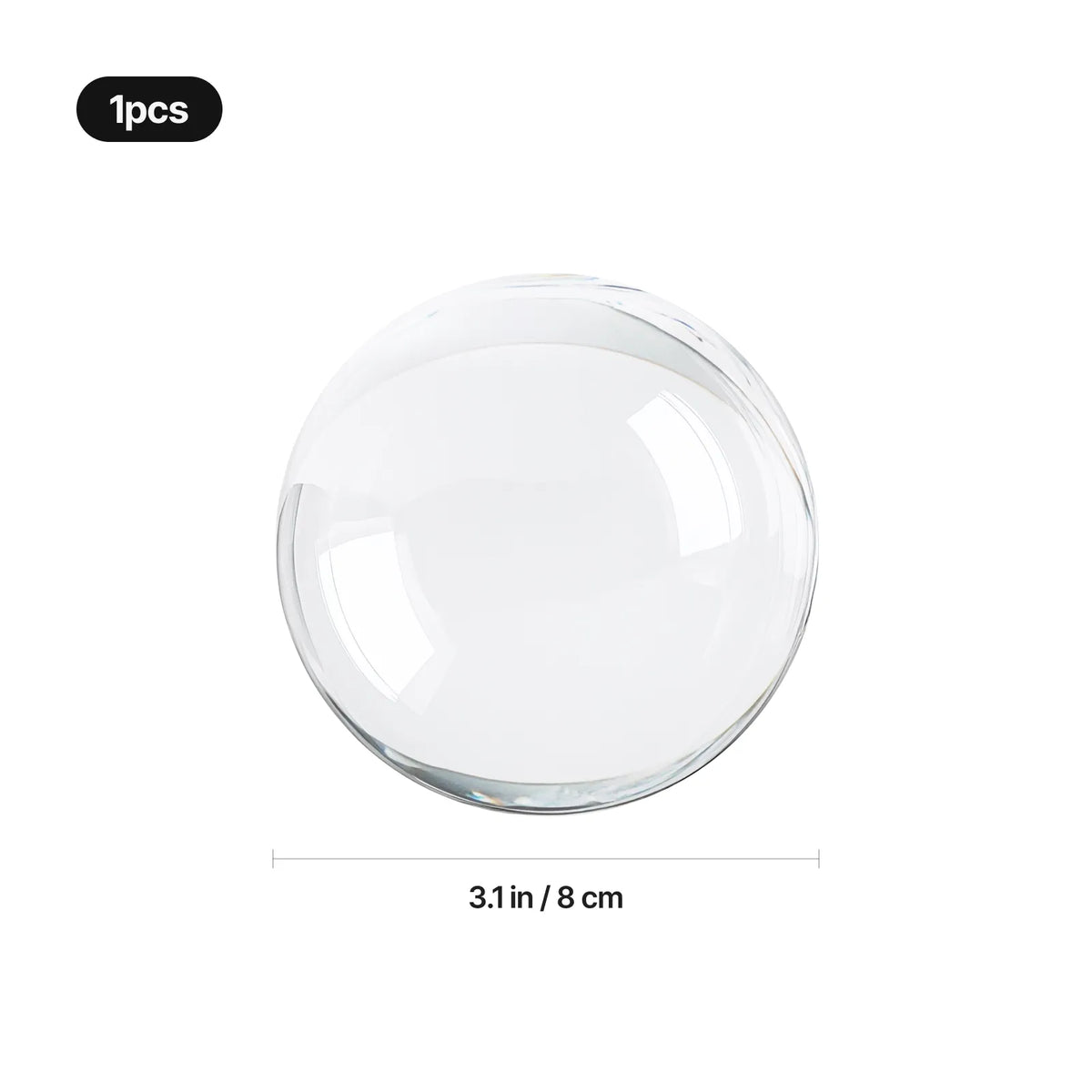 3D Keepsake Crystal Sphere