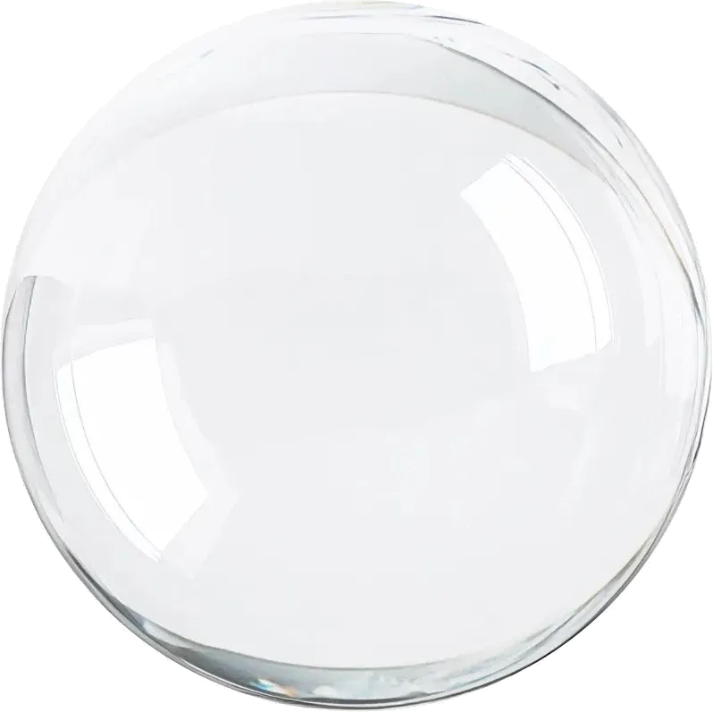 3D Keepsake Crystal Sphere