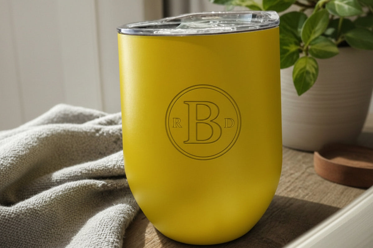 12 oz Personalized Wine Tumbler