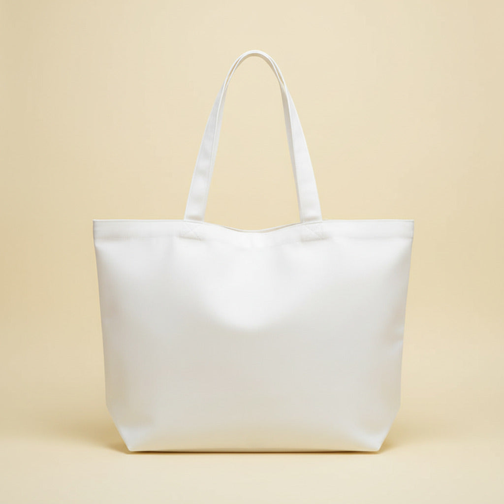 Personalized Large Zipper Tote Bag